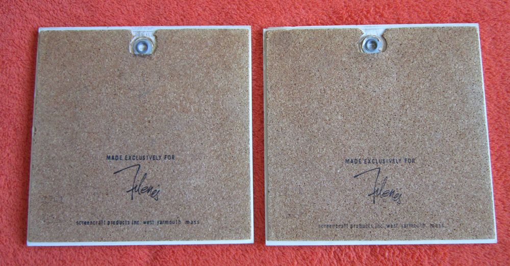 cadou rar SUA Paul Revere + Old State House placi portelanate pictate