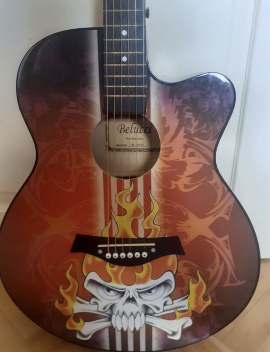 Гитара Belucci BC4040 с раскрасом devil