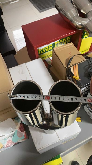 Difuzor Dublu Bara Spate Model M5 Negru Lucios BMW Seria 5 F10 F11