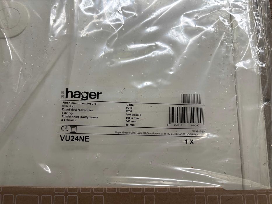 Tablou electric Hager VU24NE incastrat profesional IP30 nou nemontat