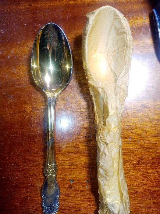 ложки позолоченные