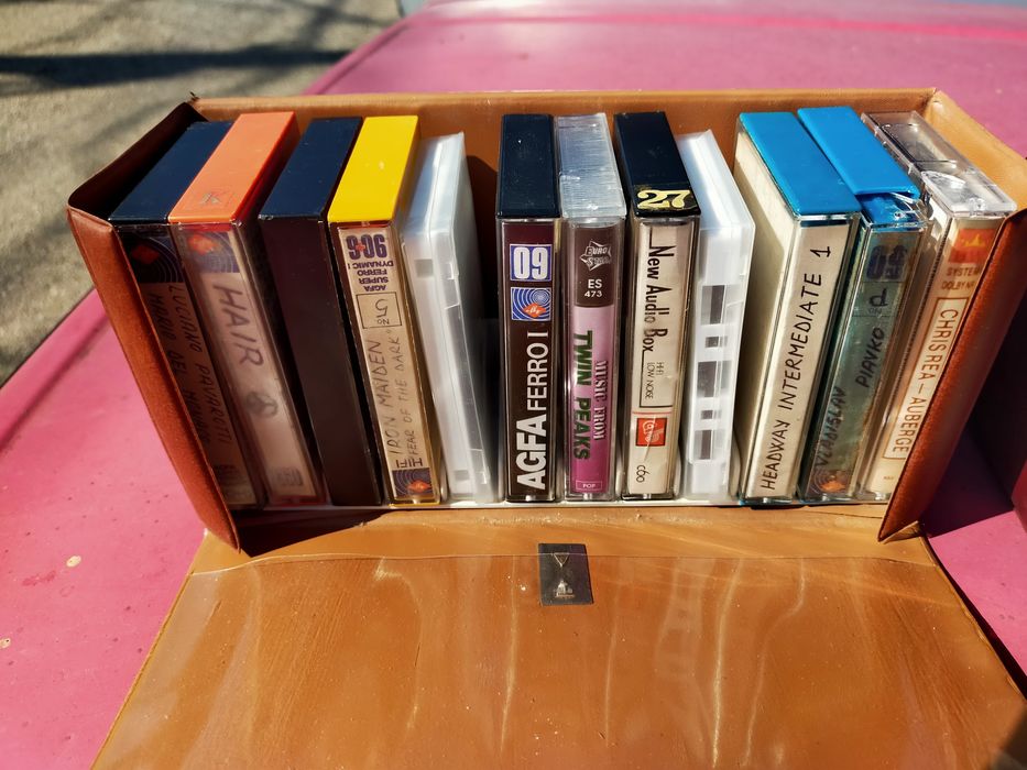Vintage ! Lot 2 Portcasete/Genti casete ani 80/90 +Casete bonus