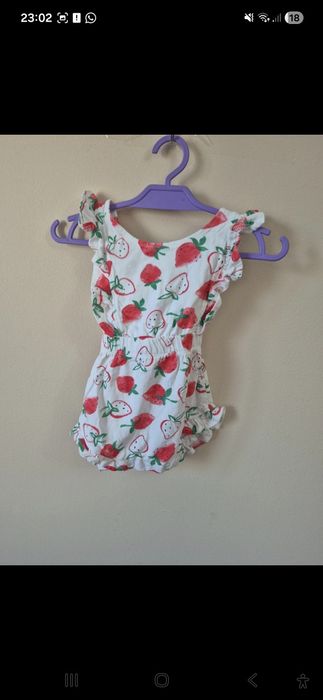 Set doua salopete de vara mărimea 68 bebe
