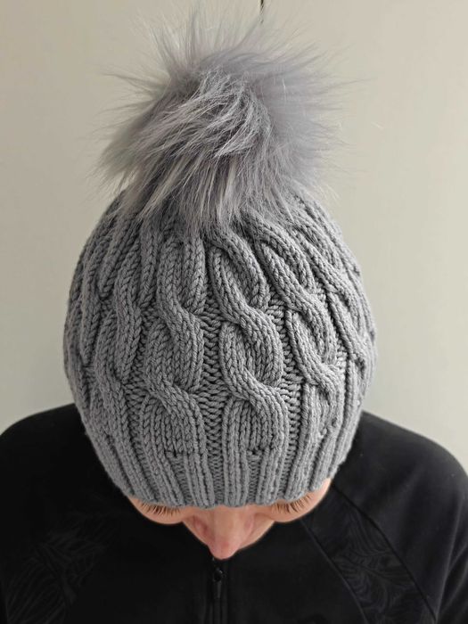 Căciulă lana merino 100% fără cusături laterale