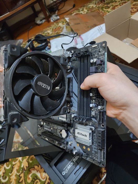 Игравая мат плата + процессор ryzen 5 3600