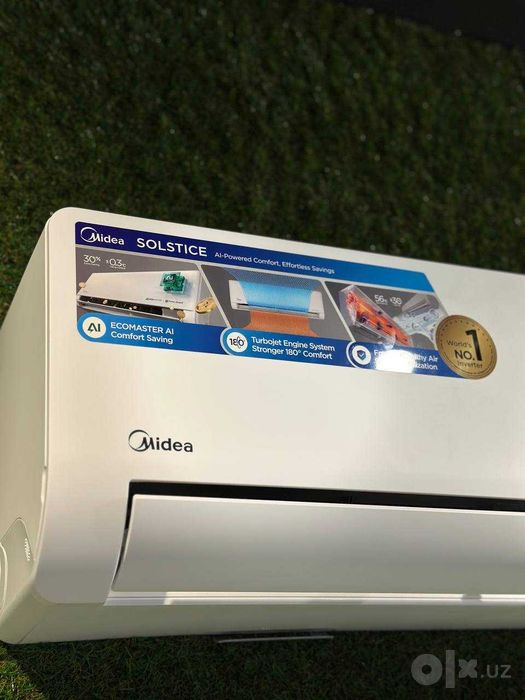 Кондиционер 12 с гарантией Midea Alba Pro инвертор доставка установка