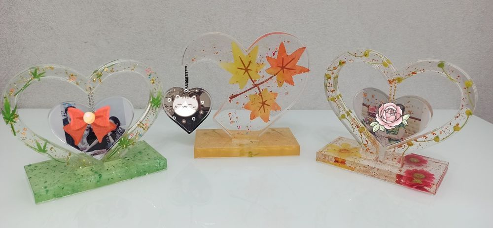 Фото рамки из эпоксидной смолы