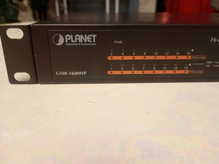 Сетевой коммутатор PLANET GSW-1600HP
