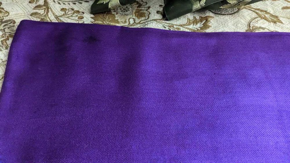 Шарф-палантин женский,тонкая шерсть,170х70см,цвет фиолетовый