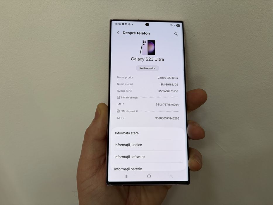 Samsung Galaxy S23 Ultra, 256 gb, 12 gb ram, 5g, Pink