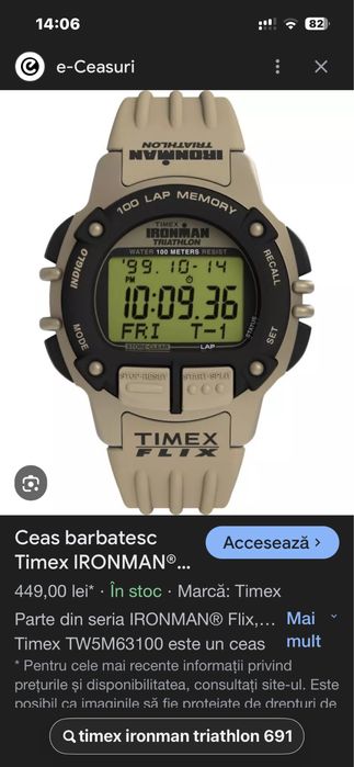 Ceas Timex IronMan Triathlon