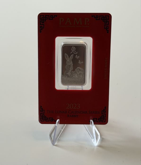 Pamp Suisse Silver Lunar 2023 г. 10 грама