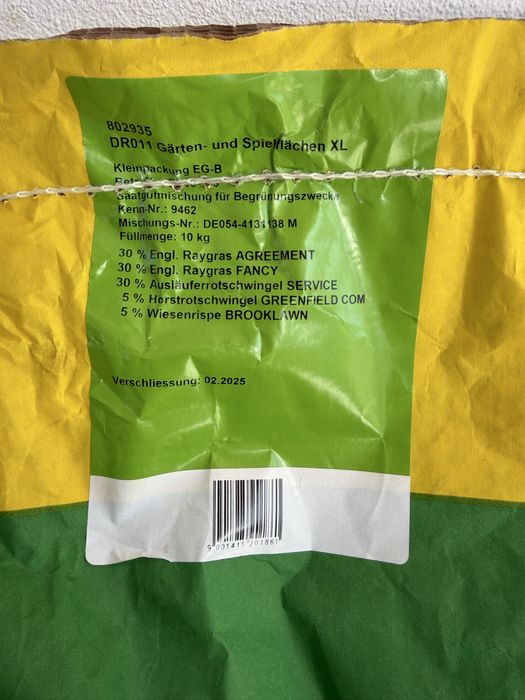 Vînd semințe  de gazon sport