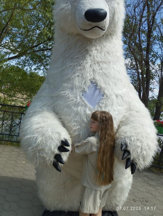 Продам белого мишку