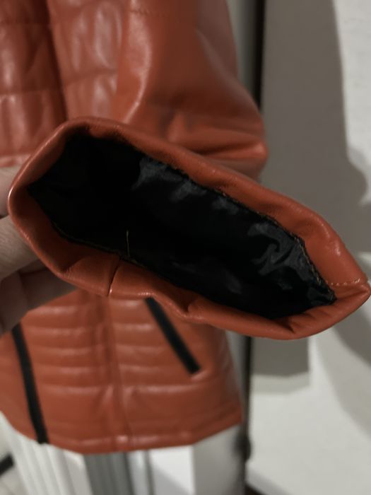 Haina piele cu gluga