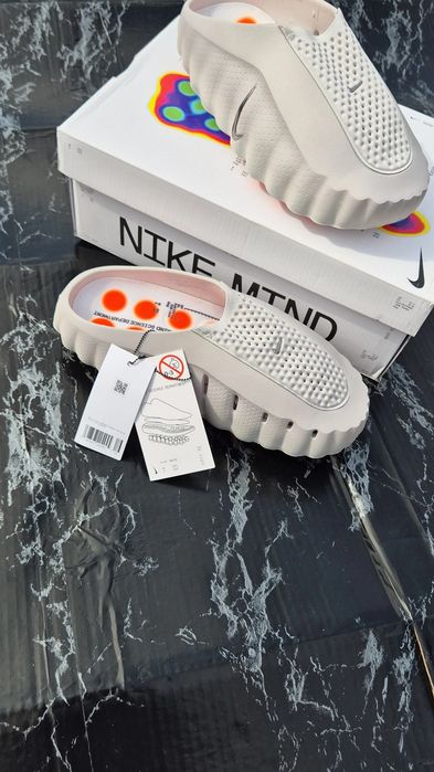 Slapi Nike Mind 001 Silver Gray 44