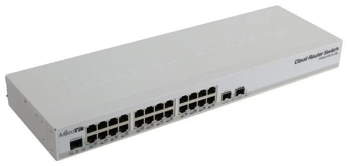 Управляемый комутатор Mikrotik crs326 24g 2s rm