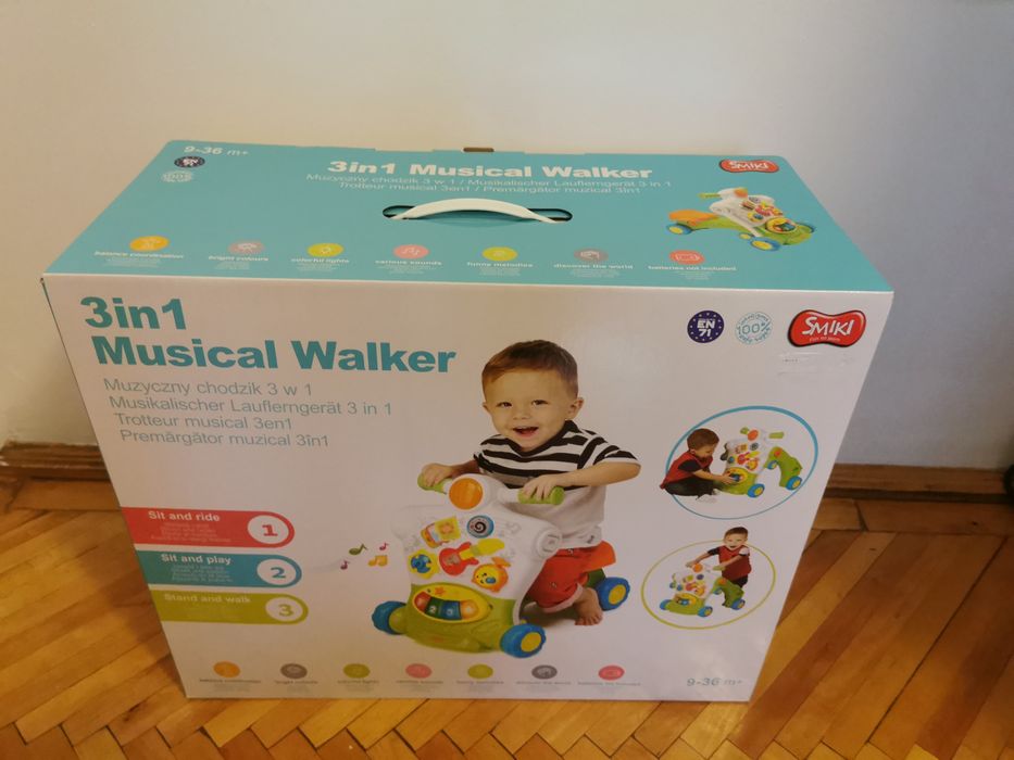 Antemergator/premergator muzical 3 în 1 NOU