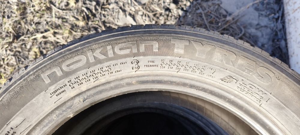 Шины .б.у.  . Нокиа летние