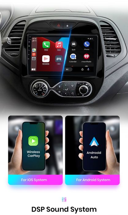 Navigatie Android dedicata pt. Renault Captur (2016-2019).
