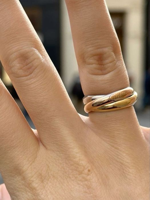 Cartier trinity кольцо новое