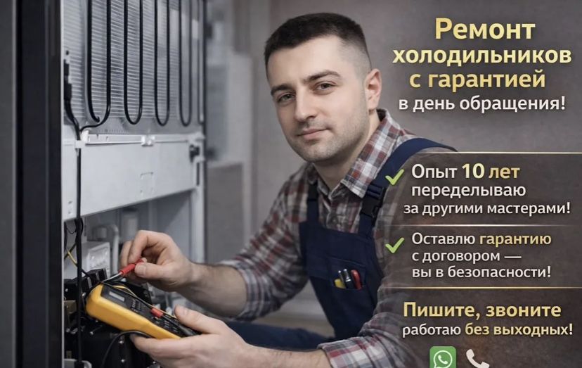 Профессиональный ремонт холодильников