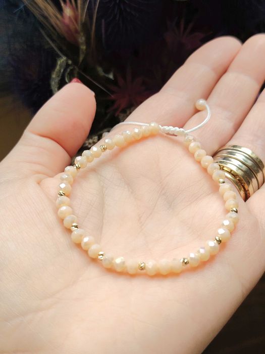 Brățară hand made aur 14 k