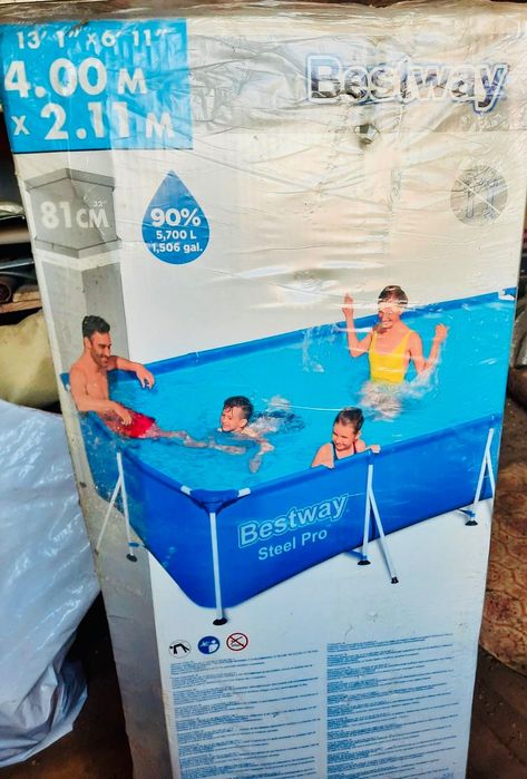 Piscina cu cadru Bestway 400x211x81cm pentru intreaga familie