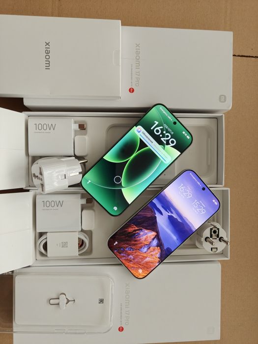 Нови Xiaomi 17 Pro 12/256GB бял и зелен (за половинки)