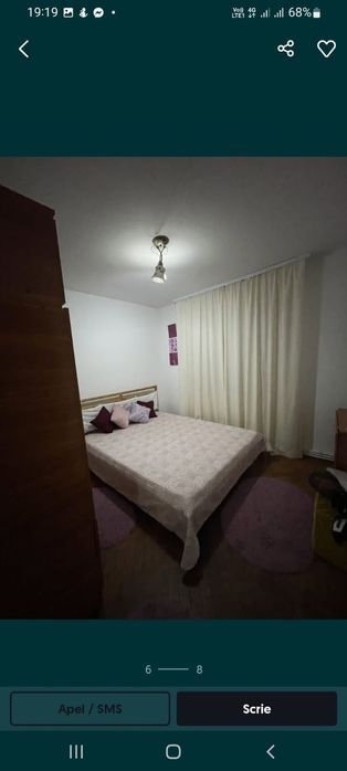 Închiriez apartament 2 camere zona liceul agricol