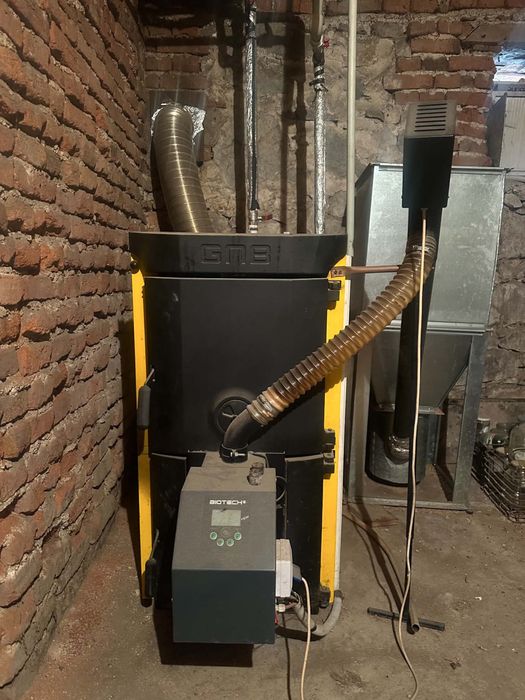 Пелетна отоплителна система BIOTECH 35kW