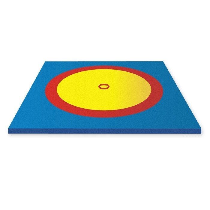 Борцовский ковер без маты одноцветный