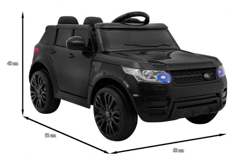 Masinuta electrica pentru copii START RUN 1-3 ani (1638) Negru