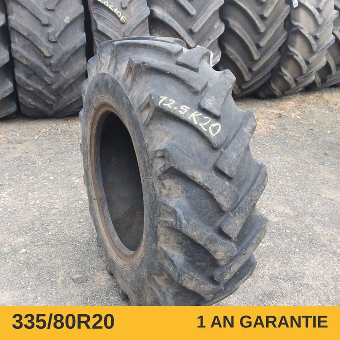 Cauciucuri Anvelope 335/80R20 335/80 R20 33580R20 12.5-20 Continental Buldoexcavator Manipulator JCB Diagonal 10 Pliuri SH Second Hand Garantie 1 An