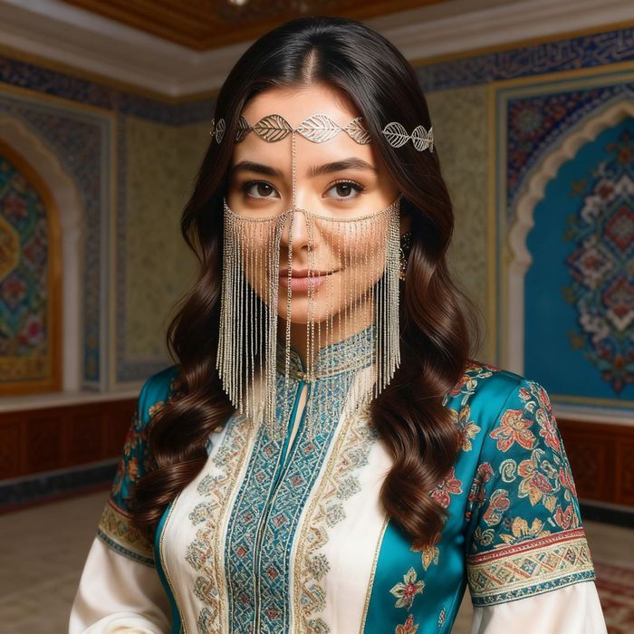 Arabskiy burga diadema julietka abadok doʻppi