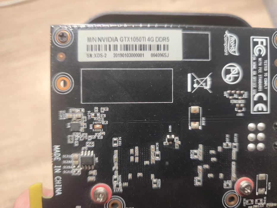 Видеокарта 1050ti palit
