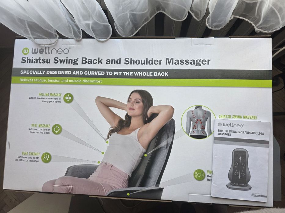 Массажер WELLNEO 3in1 total back shiatsu