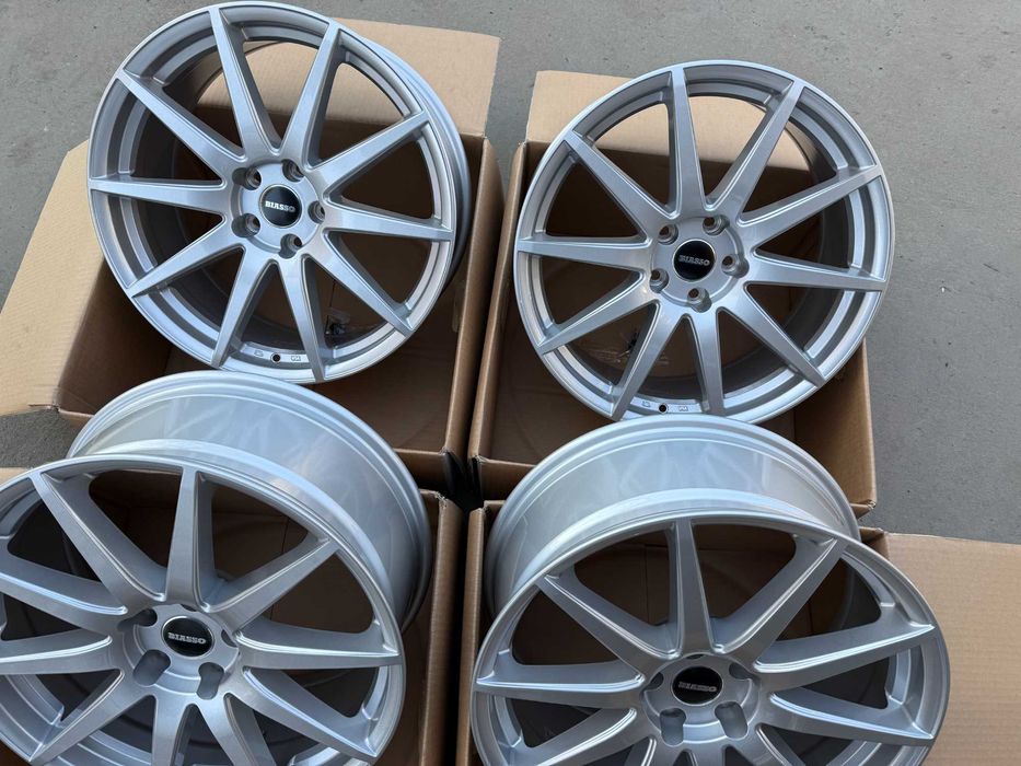 4 бр. чисто нови алуминиеви джанти BIASSO 19'' 5x112 , ф66.6 ,ET32, 8J