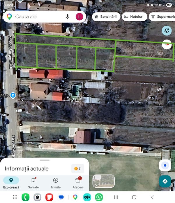 Teren de  Vânzare Carcea Stadion Toate Utilitățile