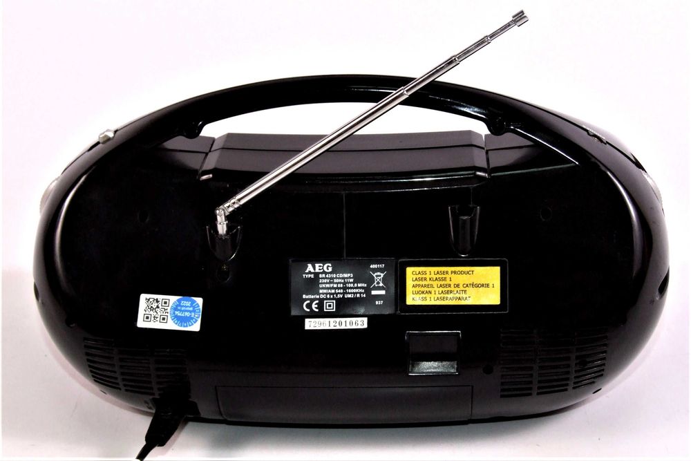 CD - MP3, stick USB player cu radio AEG, priza + baterii, Germany, NOU