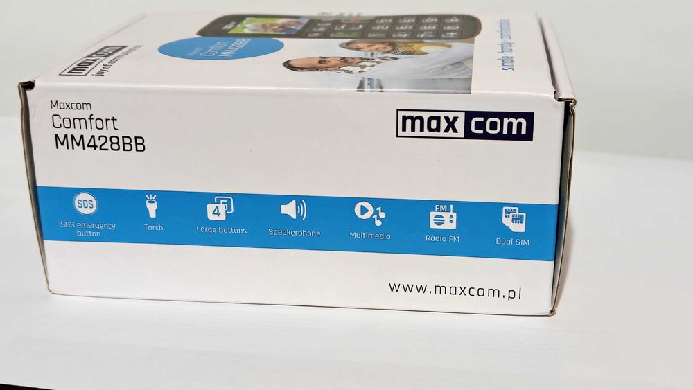 Telefon mobil MaxCom Classic MM428BB Dual SIM Negru  Sigilat