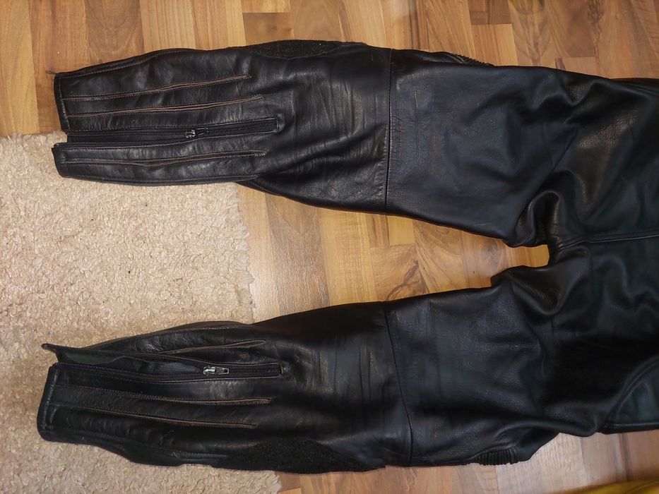 Pantaloni moto Modeka,piele naturala,marime 52