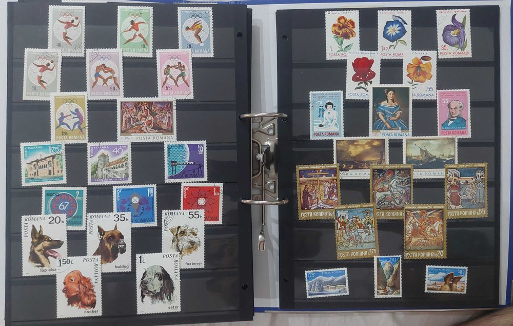 Album cu timbre romanesti + bonus