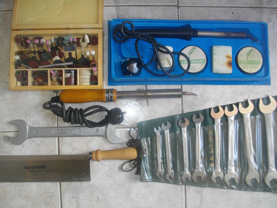 Немско Старо Качество:Поялник/Гаечни Ключове/Трион/АксесоариШлифовалка