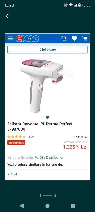Epilator Rowenta
