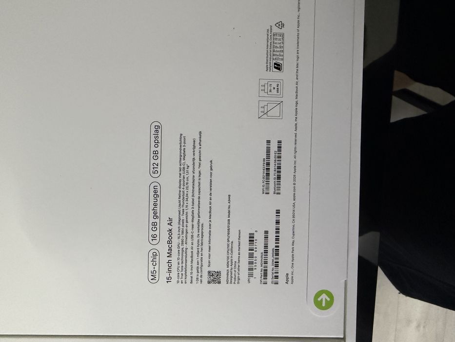Apple MacBook Air 15” M5 | 16GB RAM | 512GB SSD | НОВ — миниатюра 2