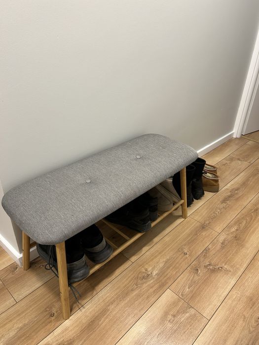 Băncuță gri stare buna