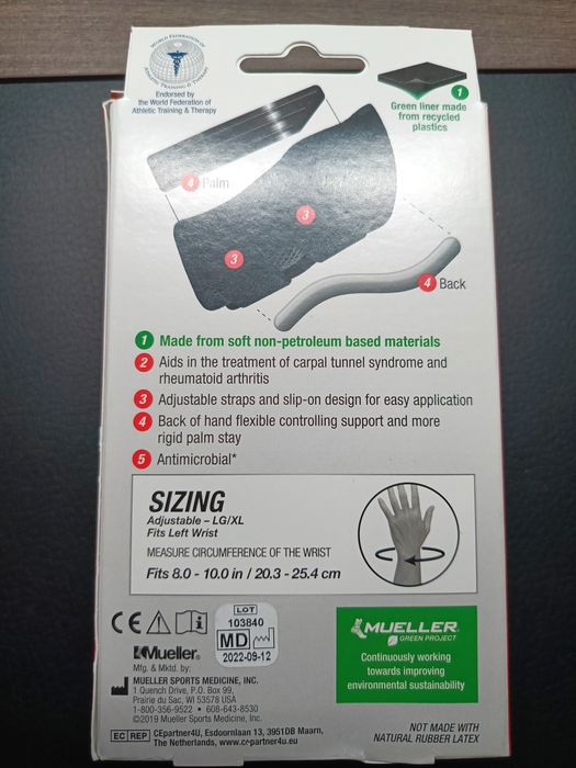 Mueller Bretea de incheietură cu accesorii