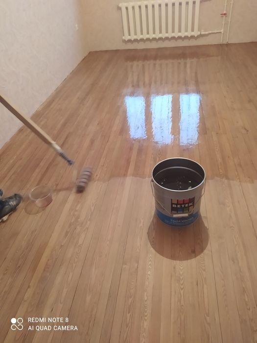 Шлифовка пол паркет