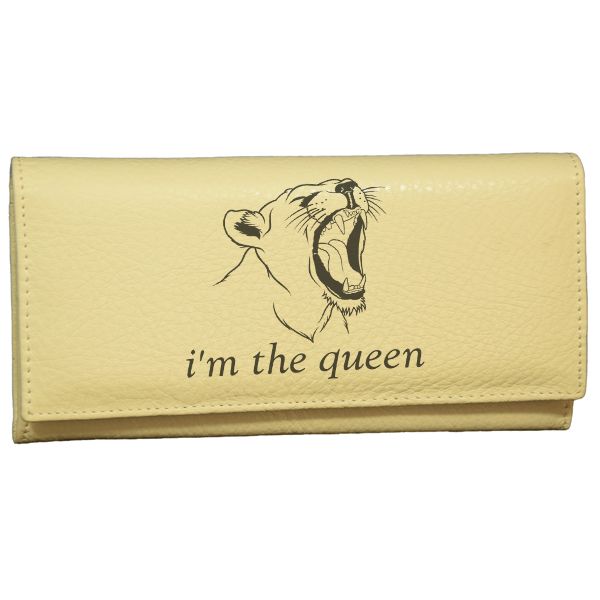 Персонализирано дамско портмоне от италианска ЕСТЕСТВЕНА КОЖА